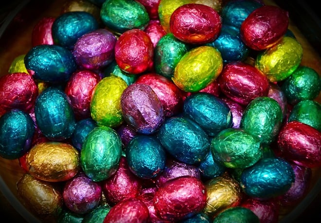 Chocolate Eggs Spring