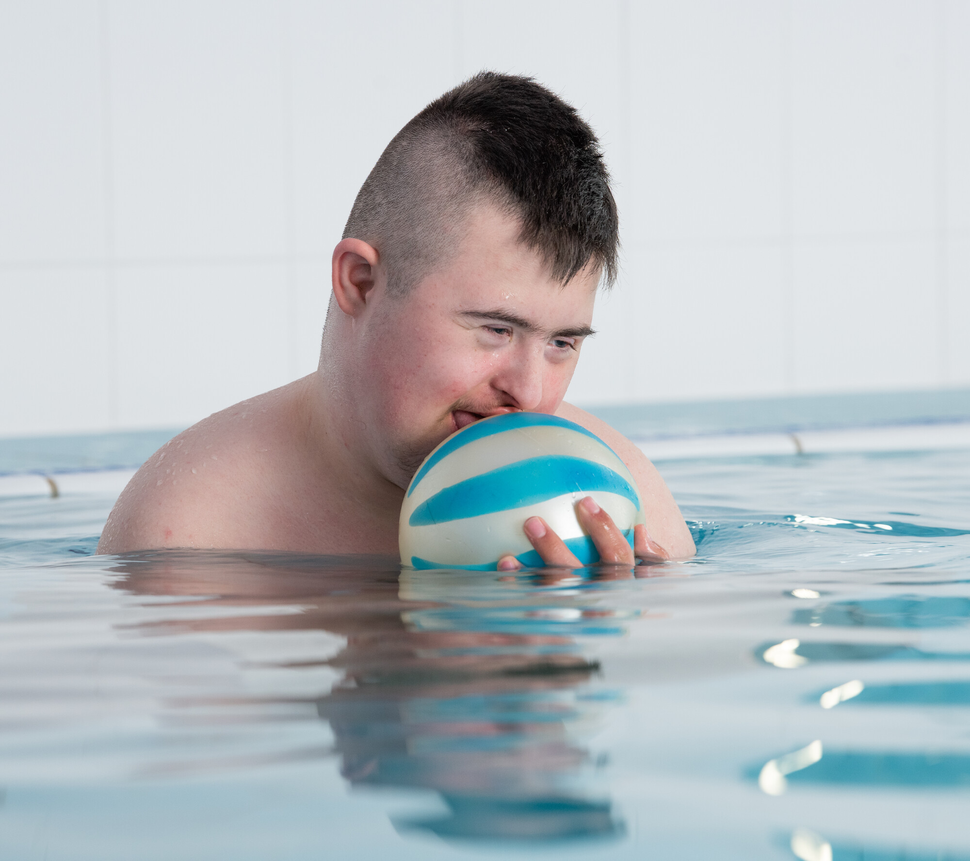 Teenage boy in our hydropool