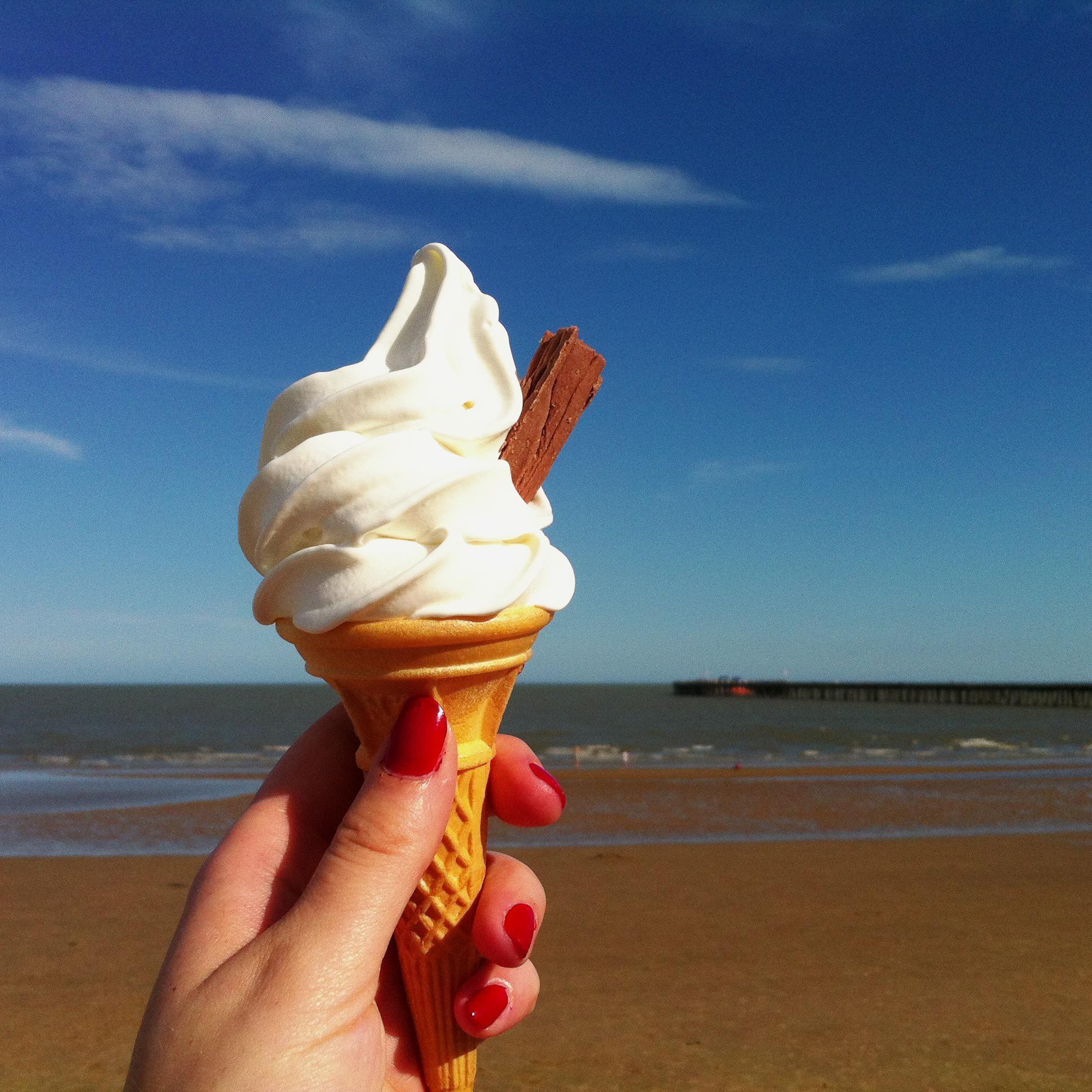 Ice Cream On Beach