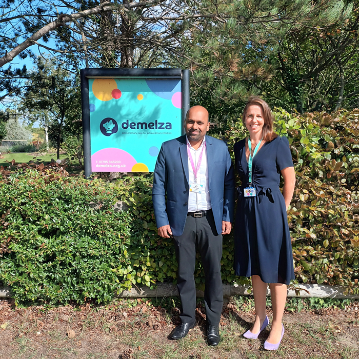 Sojan Joseph With Deputy CEO Hayley Richardson